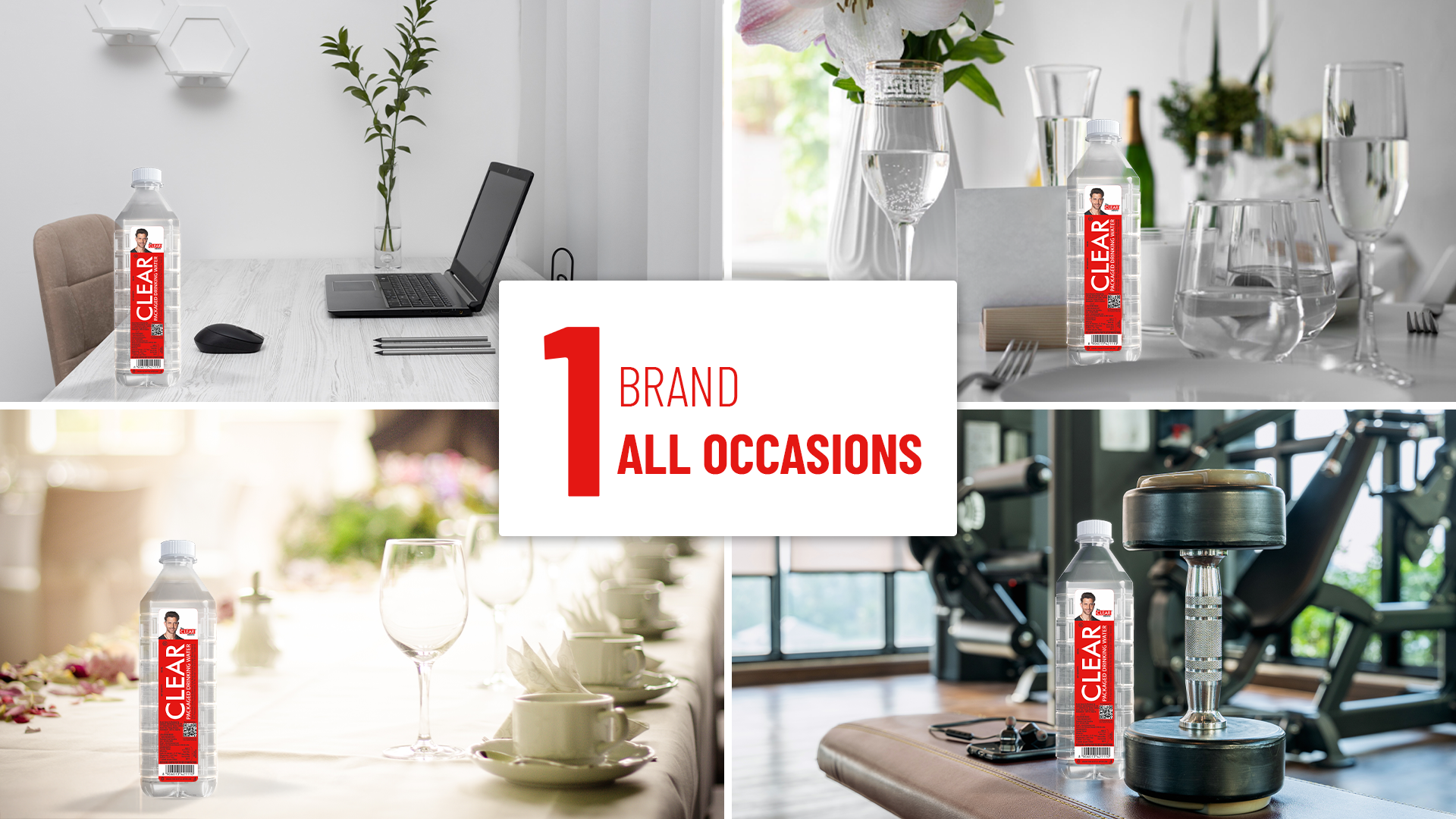 Clear Pani packaged drinking water bottles for events, hotels, and offices in India